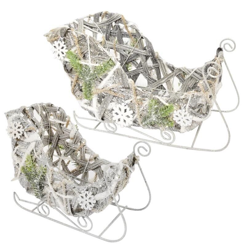 MAURY'S WOODY XMAS SLITTE DECORATIVE IN SET DA 2 PEZZI