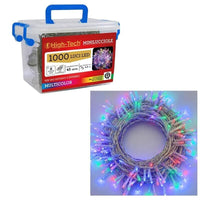 HIGH-TECH BOX LUCI A FILO MINILUCCIOLE CON 1000 LED MULTICOLOR