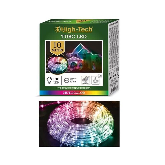 HIGH-TECH TUBO A LED DA 10 METRI CON 180 LED MULTICOLOR