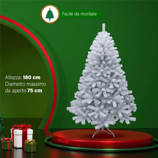 MAURY'S ALBERO DI NATALE INNSBRUCK INNEVATO DA 180 CM