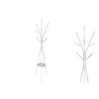 APPENDIABITI DA TERRA PIANTANA IN LEGNO BIANCO 179 CM