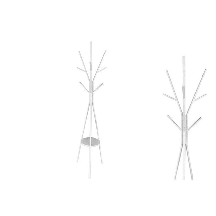 APPENDIABITI DA TERRA PIANTANA IN LEGNO BIANCO 179 CM