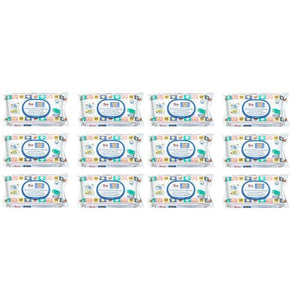 SET 12 CONFEZIONI DA 72 TRUDY BABY CARE SALVIETTINE UMIDIFICATE NETTARE DI FIORI