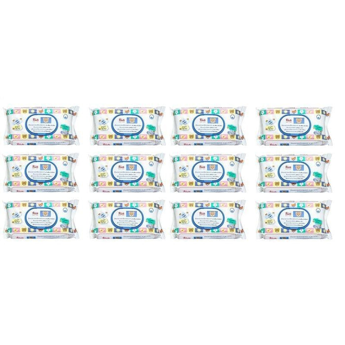 SET 12 CONFEZIONI DA 72 TRUDY BABY CARE SALVIETTINE UMIDIFICATE NETTARE DI FIORI