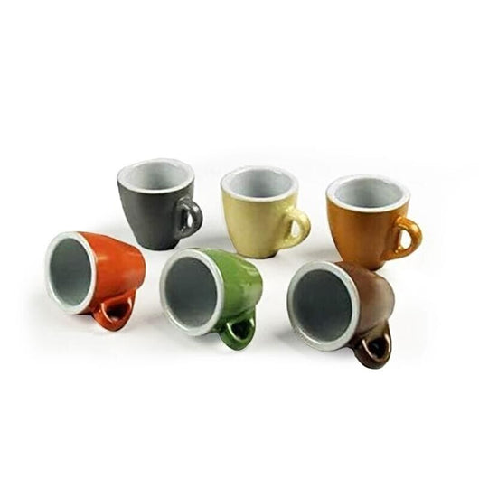 SET 6 TAZZINE DA CAFFÈ CON MANICO MULTICOLOR ML 95