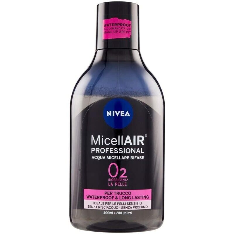 SET 2 NIVEA PROFESSIONAL 400ML ACQUA MICELLARE BIFASE