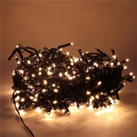 HIGH-TECH LUCI DI NATALE 500 LED BIANCO CALDO DA INTERNO E ESTERNO 26,5 METRI