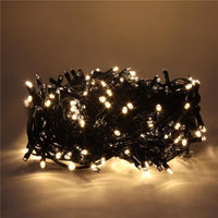 HIGH-TECH LUCI DI NATALE 300 LED BIANCO CALDO DA INTERNO E ESTERNO 13,5 METRI