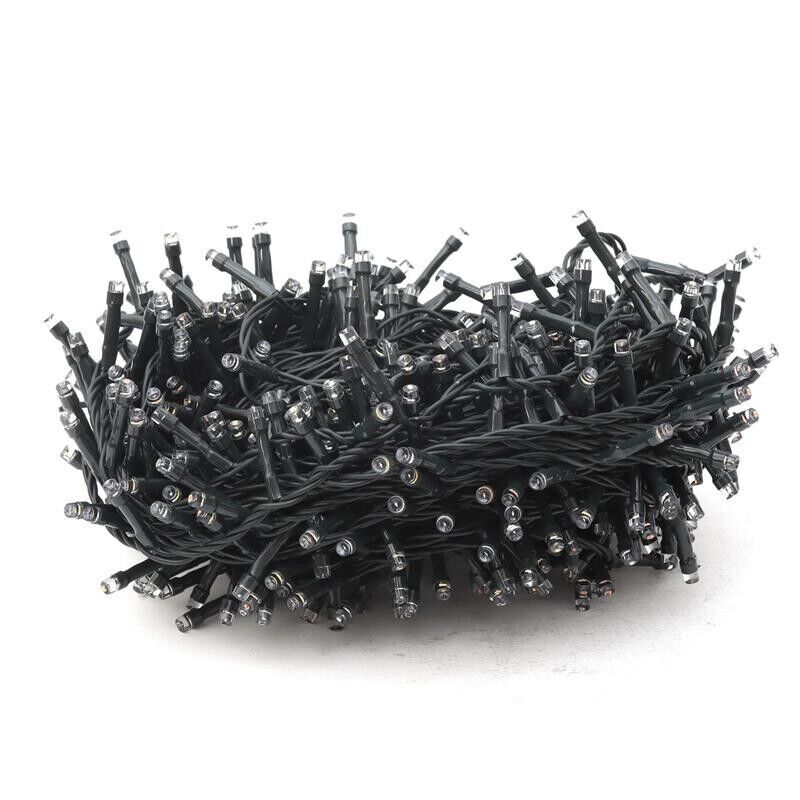 HIGH-TECH LUCI DI NATALE 500 LED BIANCO CALDO DA INTERNO E ESTERNO 26,5 METRI