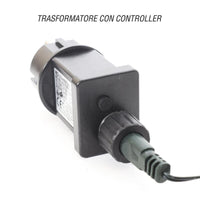 HIGH-TECH LUCI DI NATALE 500 LED BIANCO CALDO DA INTERNO E ESTERNO 26,5 METRI