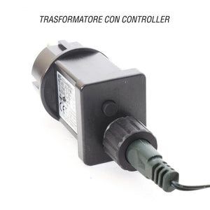 HIGH-TECH LUCI DI NATALE 500 LED BIANCO CALDO DA INTERNO E ESTERNO 26,5 METRI