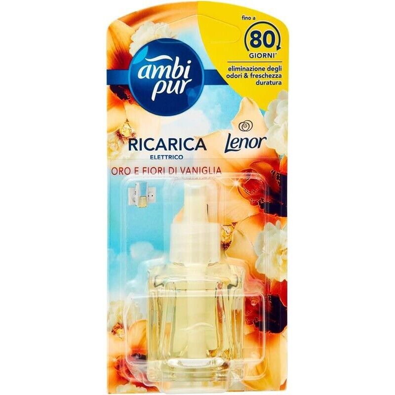 AMBIPUR RICARICA ORO E FIORI DI VANIGLIA IN FORMATO DA 20 ML