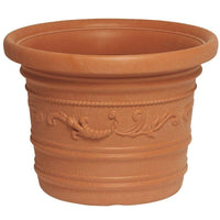 PRESTIGE VASO TONDO IN RESINA PER PIANTE E FIORI 40 CM