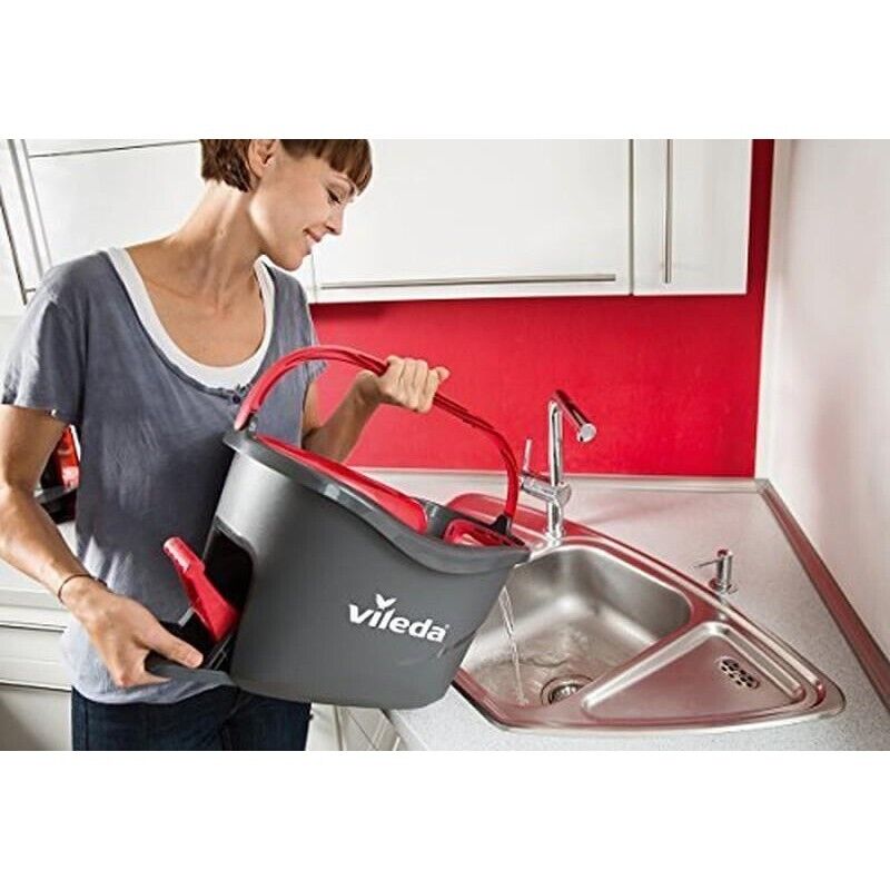 SET VILEDA TURBO SMART SISTEMA LAVAPAVIMENTI ROTANTE CON 3 RICAMBI