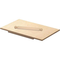 MAURY'S SPIANATOIA IN LEGNO DI BETULLA 90 X 55 CM + MATTARELLO DA 50 CM