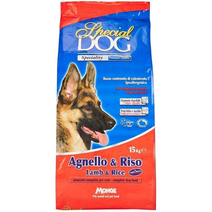 SPECIAL DOG CROCCHETTE CON AGNELLO E RISO PREMIUM FORMATO DA 15 KG