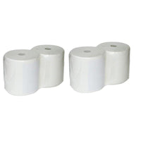 MAURY'S SET 2 COPPIE DI BOBINE MULTIUSO LISCE IN 100% CELLULOSA 800 STRAPPI