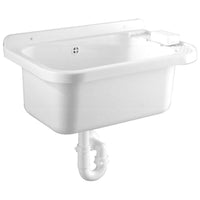 LAVABO IN RESINA CON KIT DI FISSAGGIO 50 X 32 CM