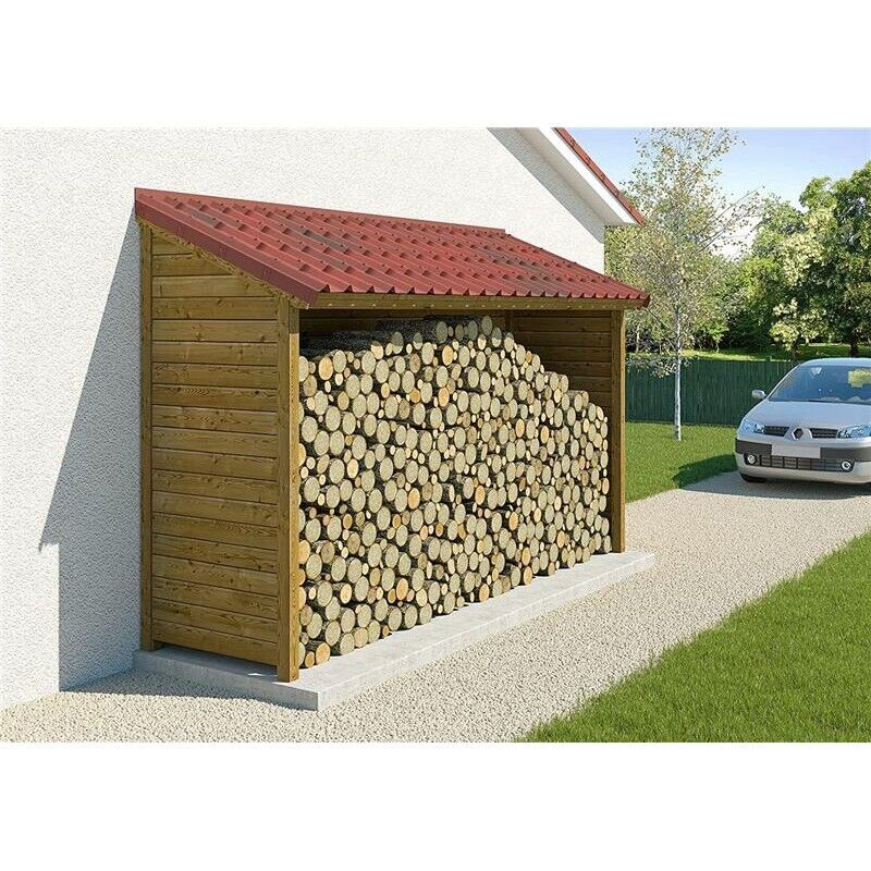 LASTRE A TEGOLE ONDUVILLA ROSSO SFUMATO 107 X 40 CM H 4 CM