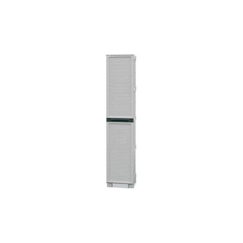 ARMADIO PORTASCOPE IN POLIPROPILENE 1 ANTA E 3 RIPIANI 50 X 39 X H172 CM