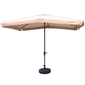 MAURY'S OMBRELLONE DA GIARDINO RETTANGOLARE 3 X 2 MT COLORE ECRÙ DIAMETRO ASTA 40 MM