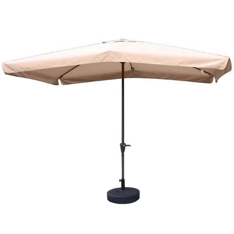 MAURY'S OMBRELLONE DA GIARDINO RETTANGOLARE 3 X 2 MT COLORE ECRÙ DIAMETRO ASTA 40 MM