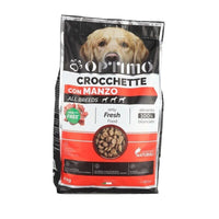 OPTIMO CROCCHETTE PER CANE CON MANZO IN FORMATO DA 4 KG