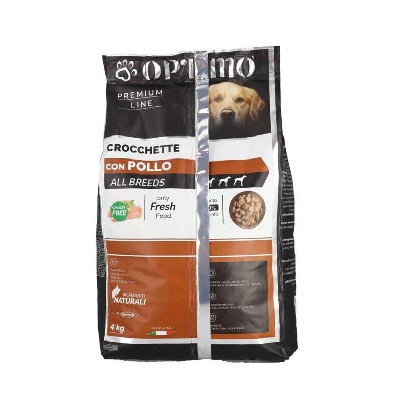 OPTIMO CROCCHETTE PER CANE CON POLLO IN FORMATO DA 4 KG