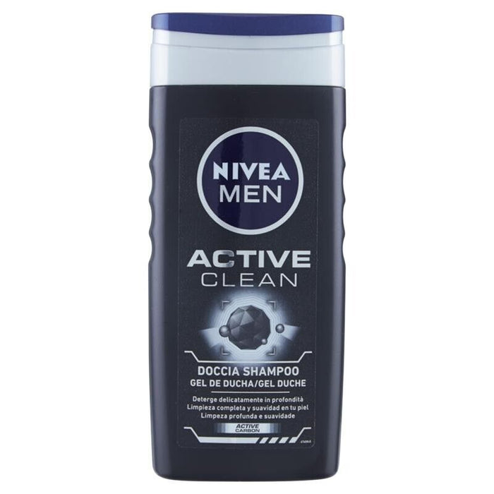 SET 3 CONFEZIONI NIVEA DOCCIA MEN ACTIVE CLEAN IN FORMATO DA 250 ML
