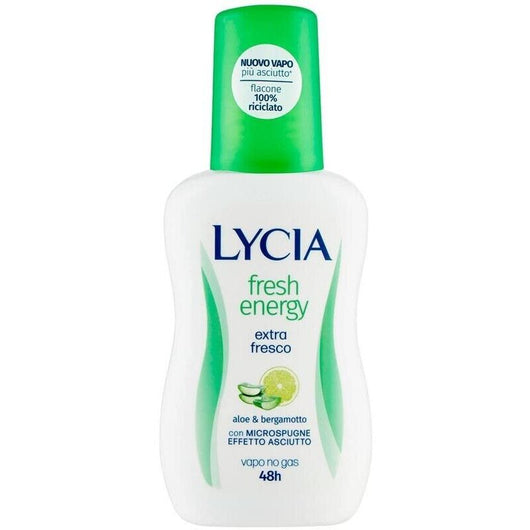 SET 12 CONFEZIONI LYCIA DEODORANTE VAPO IN FORMATO DA 75 ML FRESH ENERGY