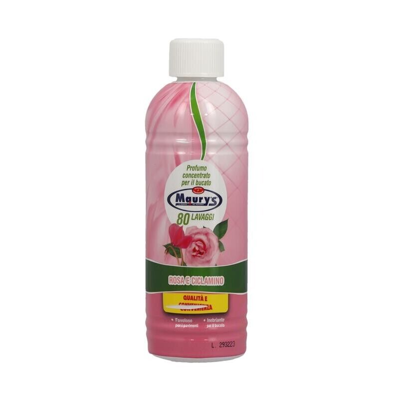 MAURY'S PROFUMATORE PER IL BUCATO IN FORMATO DA 500 ML ROSA E CICLAMINO