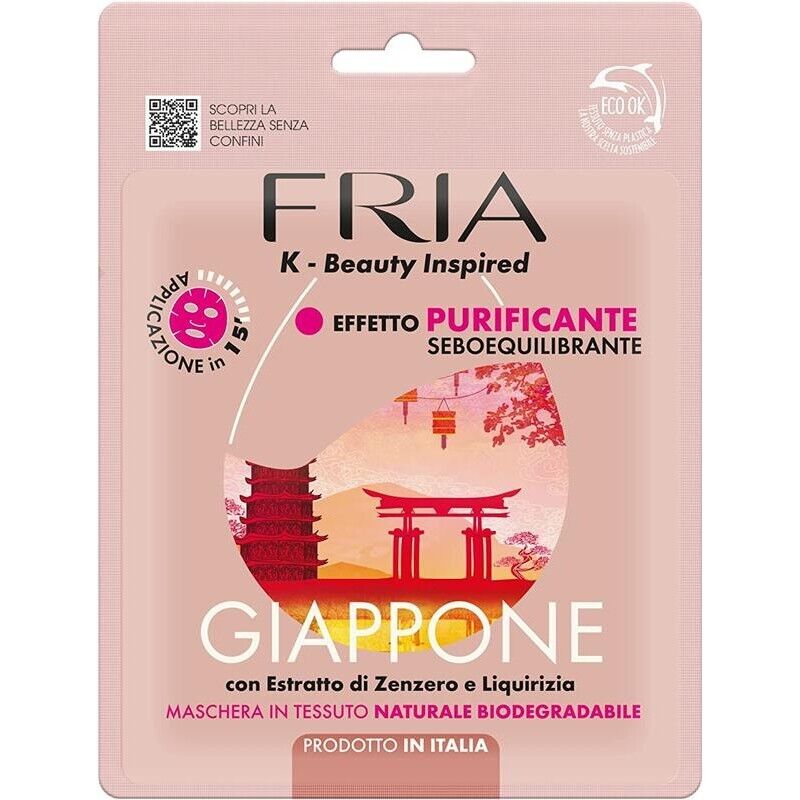 FRIA MASCHERA PER IL VISO EFFETTO PURIFICANTE IN CONFEZIONE MONODOSE GIAPPONE