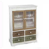 MOBILE ANTICATO 58X29X85 CM STRUTTURA LEGNO