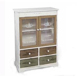 MOBILE ANTICATO 58X29X85 CM STRUTTURA LEGNO