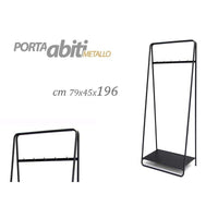 PORTA ABITI IN METALLO 79X45X196 CM