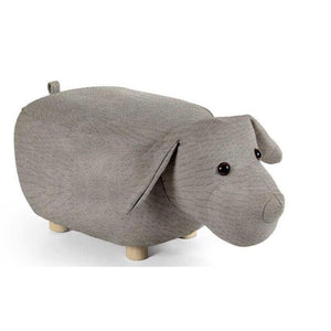 SGABELLO ABY A FORMA DI CANE IN SIMILPELLE 62X32 XH30 CM COLORE CROCODILE