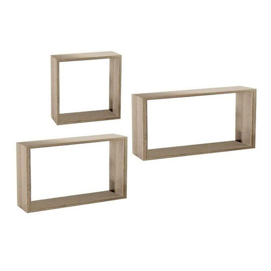 SET 3 PENSILI QUADRATI IN LEGNO IN TRE MISURE CON FINITURA ROVERE