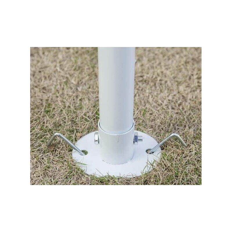 GAZEBO CARPORT IN ACCIAIO 3X6 MT COPERTURA GARAGE PER AUTO BIANCO