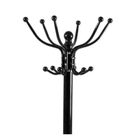 APPENDIABITI CON GANCI IN FERRO H176 CM IN COLORE NERO