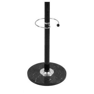 APPENDIABITI CON GANCI IN FERRO H176 CM IN COLORE NERO