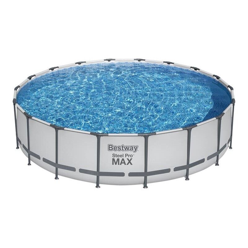 BESTWAY PISCINA FUORI TERRA AUTOPORTANTE CON STRUTTURA RIGIDA TONDA 549 X 122 CM