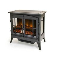 CAMINETTO ELETTRICO AD ARIA CALDA CON EFFETTO FIAMMA 61 X 33 X H59 CM