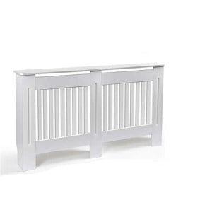 COPRITERMOSIFONE IN LEGNO 152 X 19 X 81 CM IN COLORE BIANCO