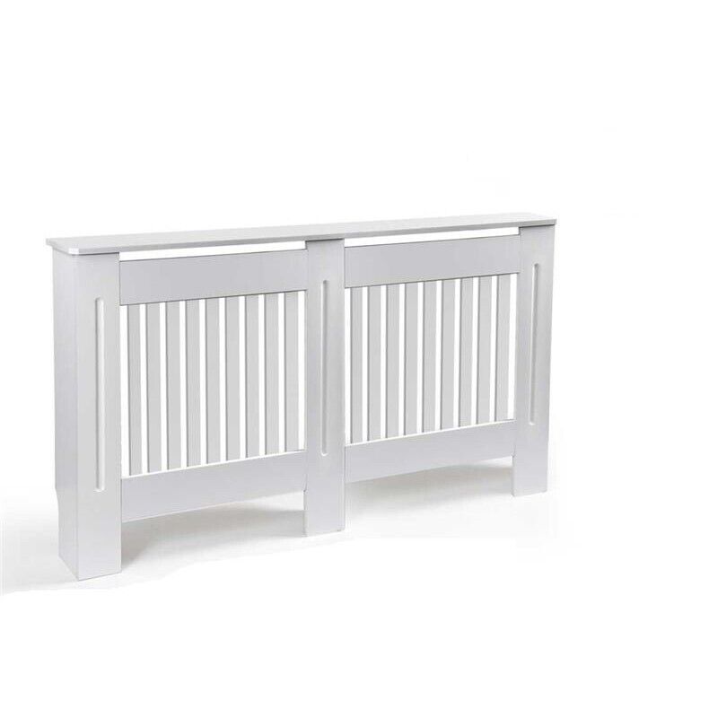 COPRITERMOSIFONE IN LEGNO 152 X 19 X 81 CM IN COLORE BIANCO