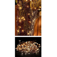 MAURY'S HIGH-TECH FILO MICROLED A ENERGIA SOLARE CON 200 LED DA 20 METRI