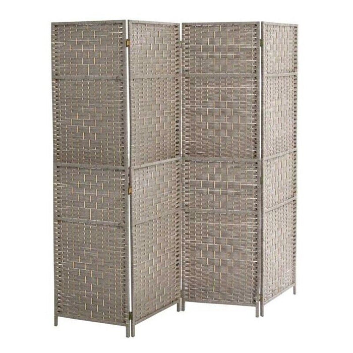 SEPARÈ IN LEGNO CON 4 PANNELLI DA 180 X 180 COLORE GRIGIO