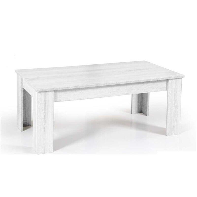 GAIA TAVOLINO DA CAFFÈ 100 X 50 X 40 CM IN COLORE BIANCO