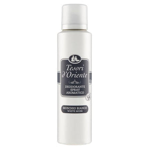SET 2 CONFEZIONI TESORI D'ORIENTE DEODORANTE SPRAY MUSCHIO BIANCO DA 150 ML