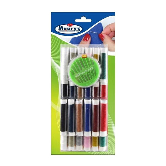 MAURY'S KIT CUCITO CON AGHI E SPOLETTE