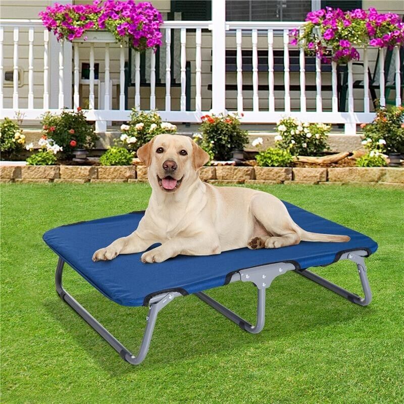 BRANDINE PIEGHEVOLI PER CANI IN TESSTO OXFORD BLU 71X58X18CM
